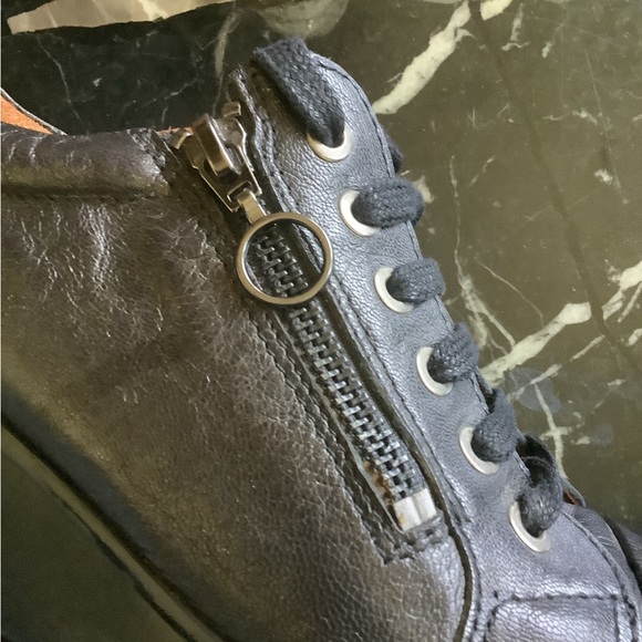 Pikolinos Balerma Black Leather Wegde Heel Shoes size 38 - Picture 4 of 11